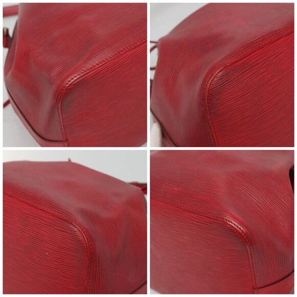 LOUIS VUITTON Epi Petit Noe Shoulder Bag Red - Picture 16 of 16